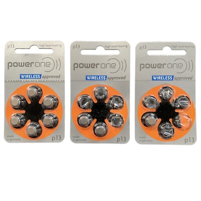 Power One High Level Hearing Aid Batteries p13