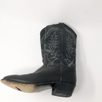 靴 vintage TONY LAMA western boots 8 black Vintage Tony Lama's Mens Size 8 . 5D Black Leather Cowboy Boots | eBay
