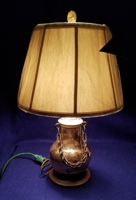 hammered copper table lamps