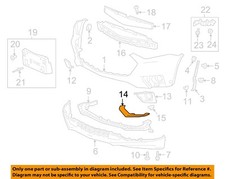 GM OEM 18-21 Traverse Front Bumper Grille Bumper Components-Insert 84294635