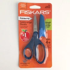 Fiskars 194300 5" Kids Scissors w/ Safety Edge & Sheath (RANDOM COLORS) 1pc