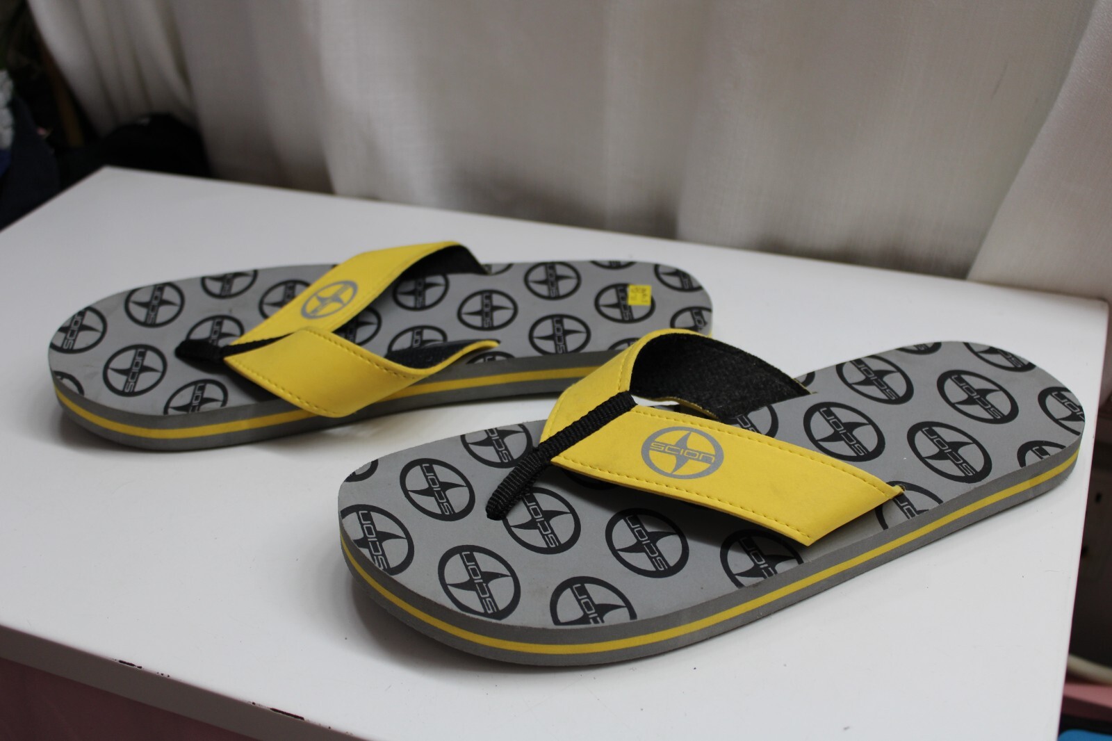 PANTOFOLA D’ORO Scion xA xB bB tC xD FRS sandali gialli infradito ciabatte RARI fuori produzione 11