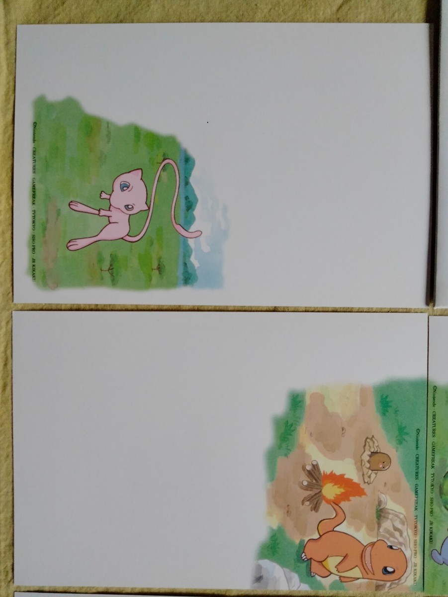 Pokemon Japanese JR KIKAKU Sho-Pro 18 TV Tokyo 5 Post card Pokemon Japanese JR KIKAKU Sho-Pro 18 TV Tokyo 5 Post card