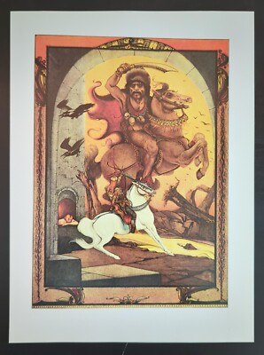 Edward Julius Detmold Arabian Nights Codadad And Brothers Art Print Bookplate 35