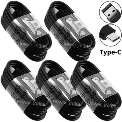 USB C Fast Charger Cable Adapter Data Cord 4FT For Android Galaxy Samsung Google