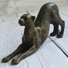 Figurine Art Déco De Cheetah Grand Chat Léopard Feline Panther Lion Jaguar