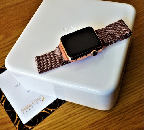 18ct Rose Gold Plated 38MM Apple Watch 
