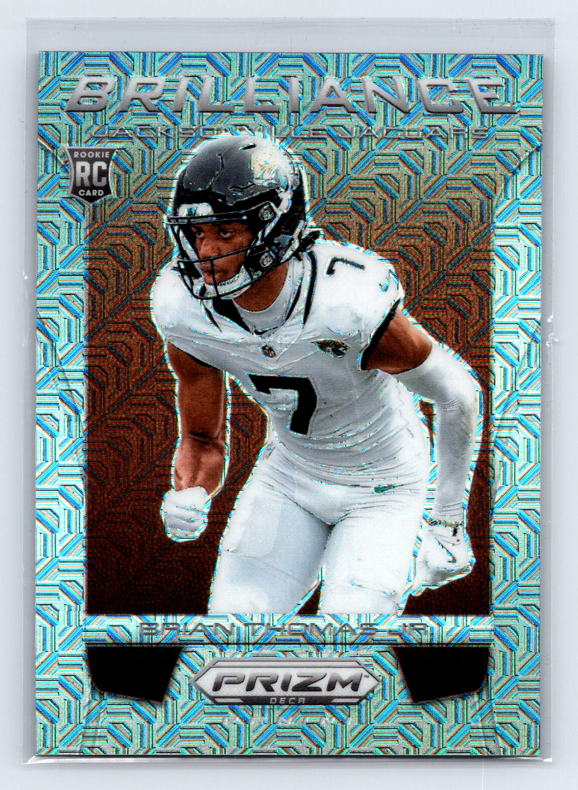 2024 Prizm NFL Deca Football Brian Thomas Jr. Brilliance Mojo /30 Jaguars #2 RC