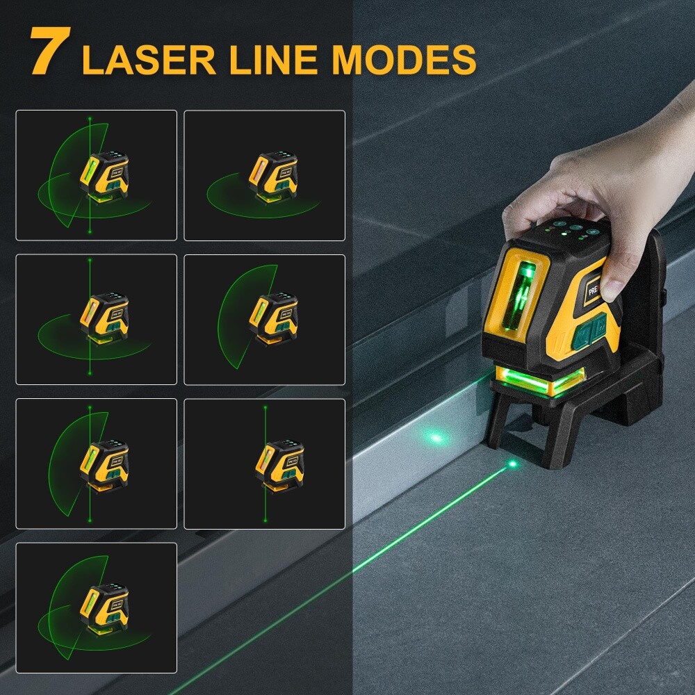 PREXISO NEW 100Ft Rechargeable Self Leveling Laser Level Point Cross ...