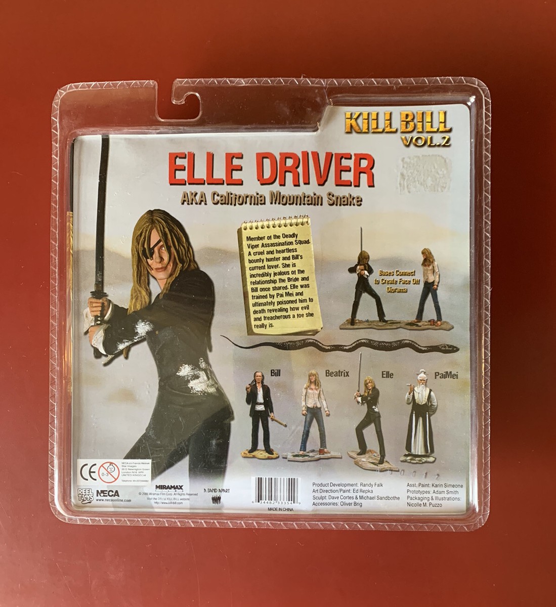 KILL BILL VOL.2 Action Figure - “Elle Driver” (Neca Reel Toys KILL BILL VOL.2 Action Figure - “Elle Driver” (Neca Reel Toys