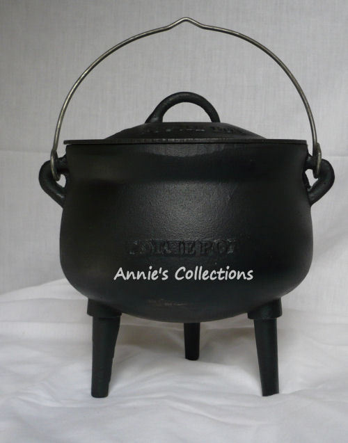 Cauldron 6 Inches Tall Cast Iron Pot Wicca Smudge Gypsy Pagan Kettle Ritual For Sale Online Ebay