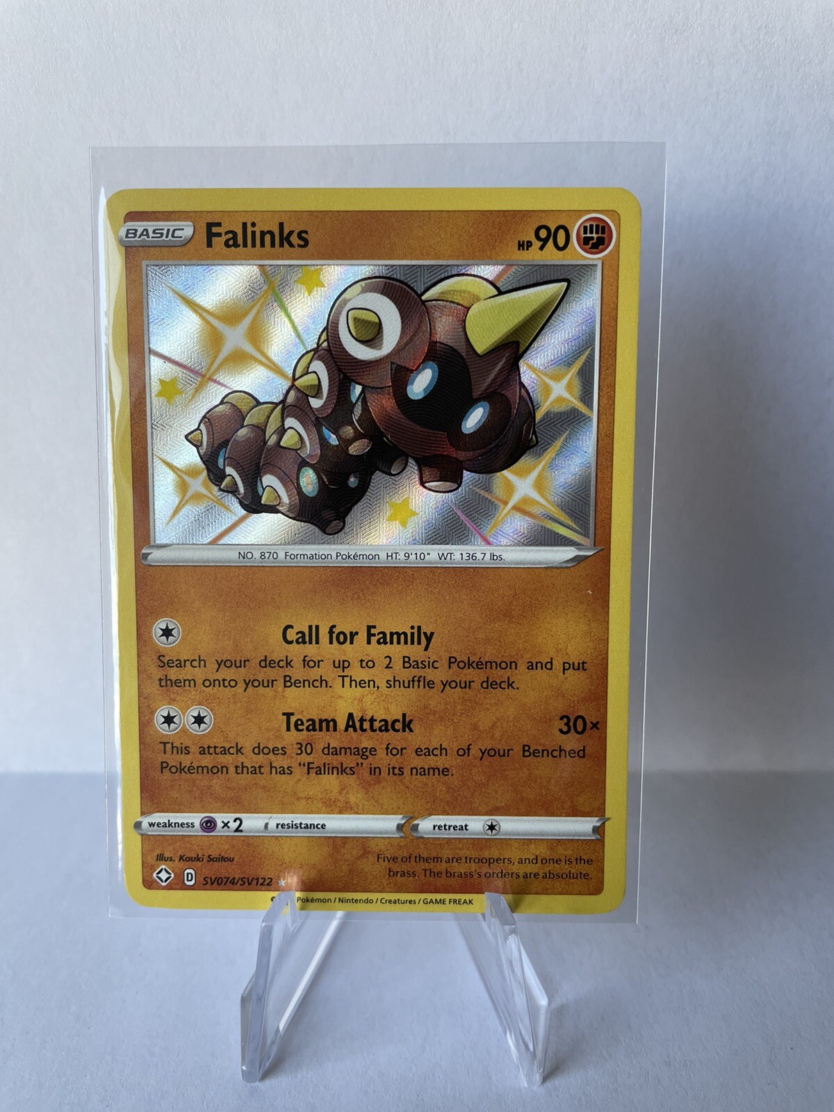 Falinks SV074/SV122 Shining Fates Pokemon Card