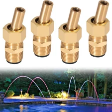 4 Pack Swimming Pool Spa Brass Deck Jet Nozzle Replacement For R0560400 590041