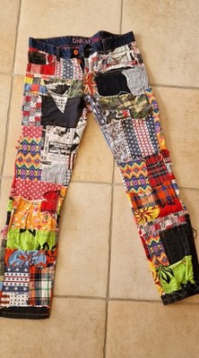 patchwork jeans herren (unisex) von biepa Gr.34