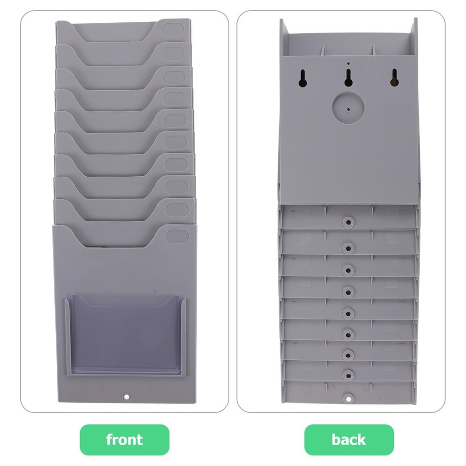 Nucleic Card Storage Rack Material Card Rack Holder on Wall Plastic Holders Hanging Organizer ...