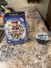 Mario Party 5 Nintendo GameCube 2003 W/Case NO MANUAL Disc Is VG+ Cond