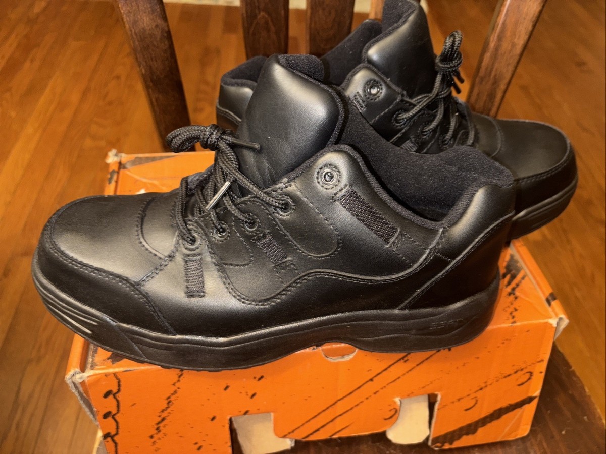 Red Wing Shoes Mens Worx 6555 Black Leather Work Safety Toe  display picture 2