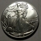 2021  $1 Type 2 American Silver Eagle .999 Silver Uncirculated Bids .99 Cents!