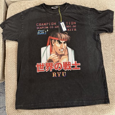 Kith x Capcom Ryu Champion Edition Vintage Tee Men s Size XL NWT