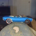 Hot Wheels Redlines Custom Firebird Blue Diecast 1:64 Redline Wheels 1967
