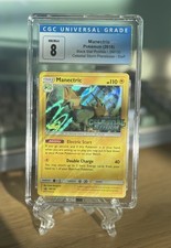 Manectric SM130 Celestial Storm Prerelease STAFF CGC 8 on eBay