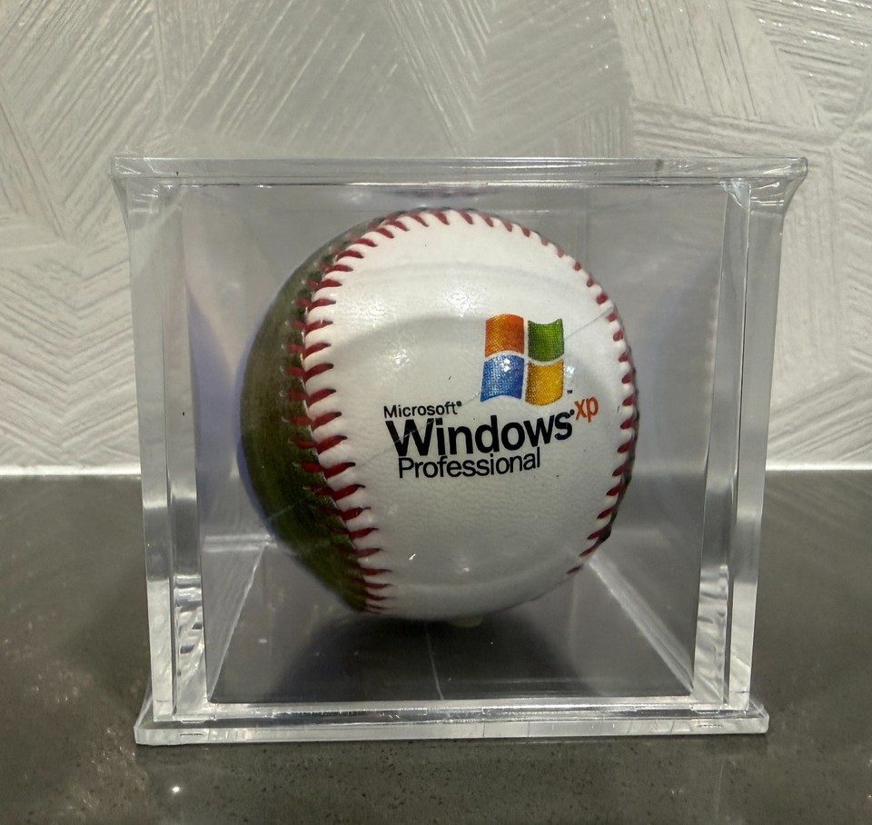 Windows XP Professional Pro RARE Promo Baseball NEW Sealed Retro Computing Y2K