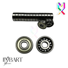 SET 16 CUSCINETTI ABEC 1 627 Pattinaggio Artistico Roller Skating Bearings ABEC1