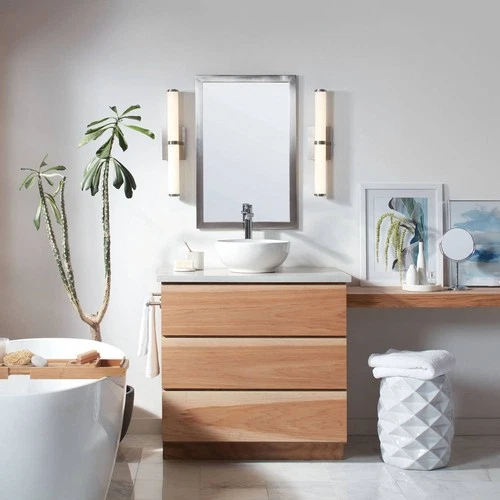 Hinkley Simi 22 3/4" Wide Brushed Nickel Modern LED Bath Light - Picture 4 of 10