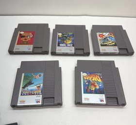 Time Lord, Marble Madness, Digger, World Games, Jordan NES CIB, lotto giochi x 5