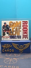 1992-93 Leaf Keith Tkachuk Gold Leaf Rookie #11 Winnipeg Jets Rc Legend