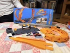 Vintage 1988 Hot Wheels Double Barrel Stunt Loop Set 3254 3 Cars