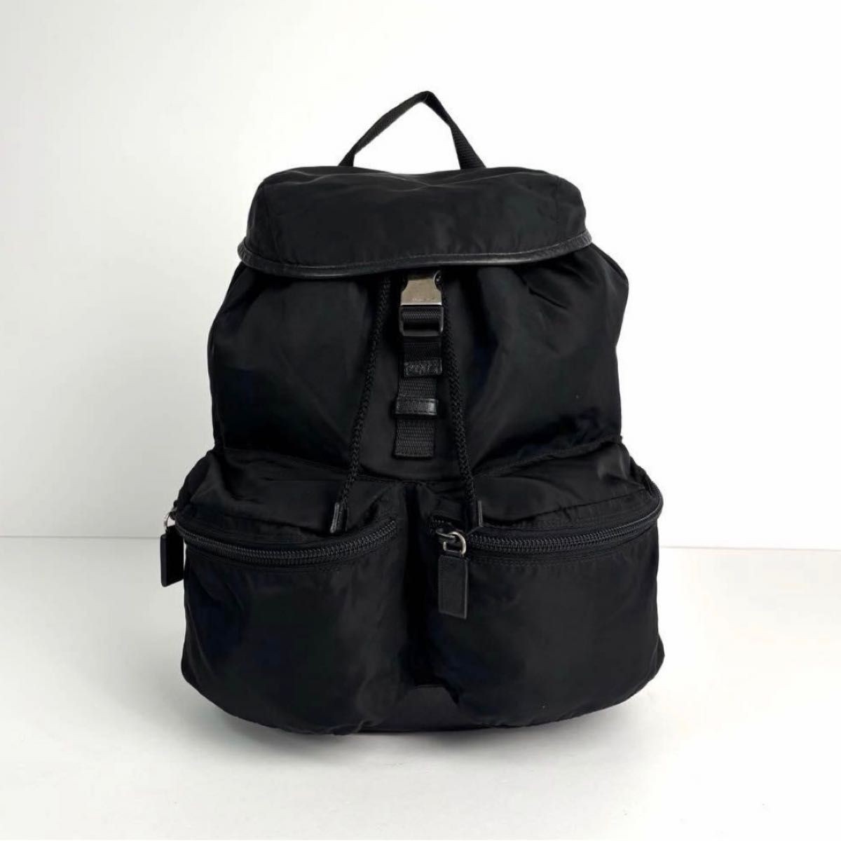 Condition PRADA Rucksack Backpack Triangle Logo N… - image 1