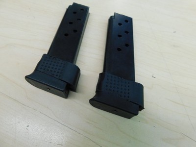 2 - 9rd Magazines for Smith & Wesson CS9 CS-9 Chief's Special - 9mm     (S167)