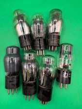 Lot of 7 Vintage Radio Vacuum Tubes RCA Philco Zenith Untested RE