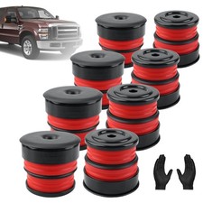 8 Pack Silicone Body Mount Bushings Kit Compatible with Ford F250/F350 Super ...