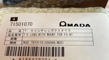 AMADA 71501070 7.5inch Lens with Mount For F0-NT Factory stored unused item