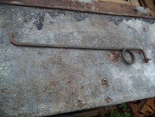 PZ Haybob Gate Holder bar stey pig tail 200 / 300 model Spare Part hay bob Black
