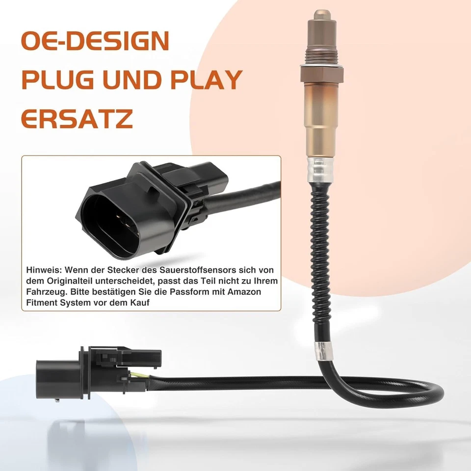 Sonda lambda adatta per Audi A3 A4 A8 TT 0258007351 catalizzatore anteriore prima catalizzatore 6 pin - Immagine 3 di 4