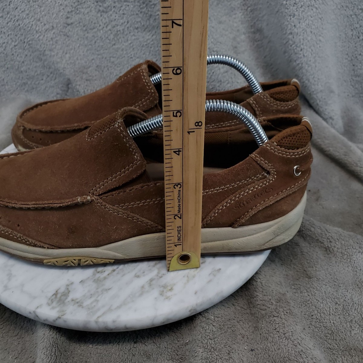 Streetcars Shoes Mens Size 9 Brown Suede Newport Slip On  display picture 2