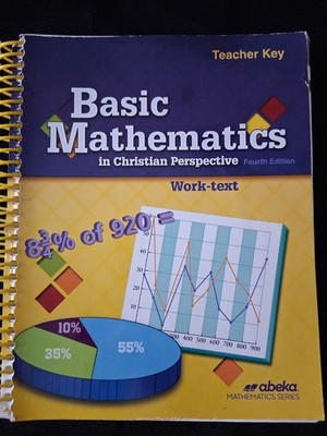 Abeka BASIC MATHEMATICS in Christian Perspective 4th Edition Teacher Key 2015