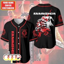 Personalized Rammstein Angst Baseball Jerse