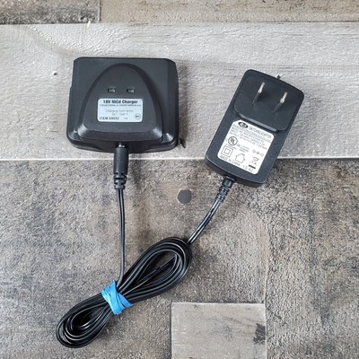 Drill Master 69652 18V NiCd Battery Pack Charger w/ AC Power Supply Tested