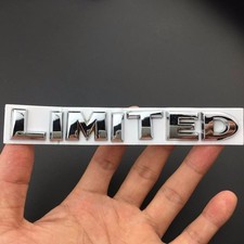 Silver 3D Limited Edition Logo Car Emblem Badge Sticker Decal Trim Accessories
