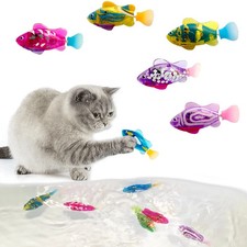 Cat Interactive Electric Fish Toy Water Cat Toy Indoor Play Swimming Robot Fish