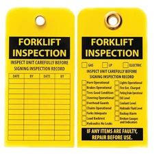 SKILCRAFT  Inspection Tag,5-3/4" H,3" W,Vinyl,PK10 55HY34