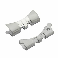 2 PCS  555B END PIECE FOR JUBILEE BAND 62510H ROLEX DATEJUST 20MM 16200 16220