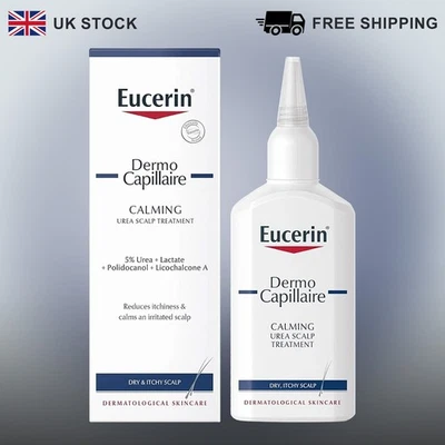 Eucerin DermoCapillaire Calming Urea Scalp Treatment 100ml Dry Itchy Scalp
