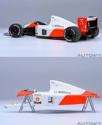 AUTOart 1/18 McLaren Honda Ayrton Senna MP4/6 Japan GP 1991 F1 Car NUOVO - Immagine 2 di 4