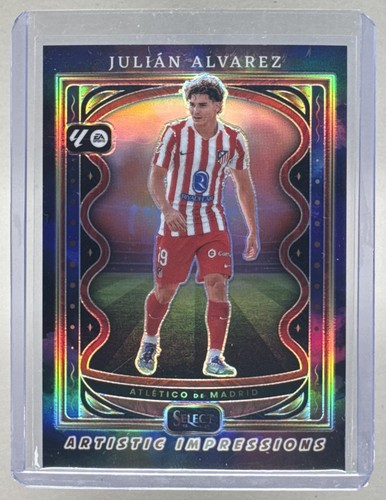 Julian Alvarez 2025 Panini Select La Liga #20 Artistic Impressions