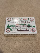 Roy Toy Log Building Set The Camp Complete Set No. 9 Wooden USA Made